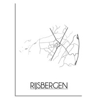 Rijsbergen Stadtplan-poster