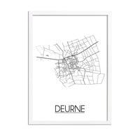 Deurne Stadtplan-poster