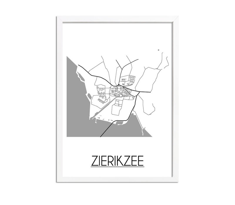 Zierikzee Stadtplan-poster