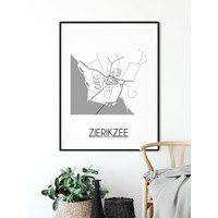 Zierikzee Stadtplan-poster