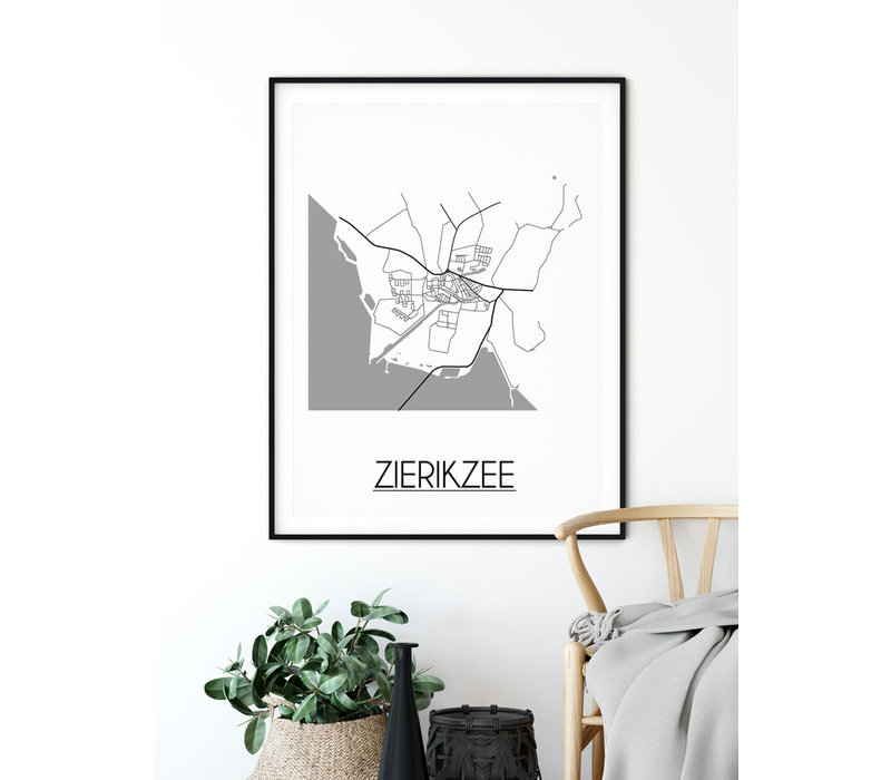 Zierikzee Stadtplan-poster