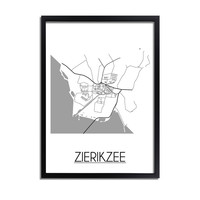 Zierikzee Stadtplan-poster