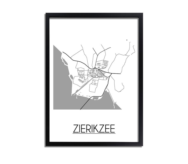 Zierikzee Stadtplan-poster