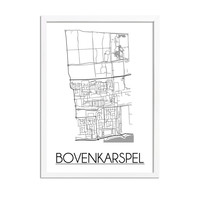 Bovenkarspel Plattegrond poster