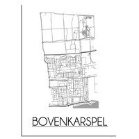 Bovenkarspel Plattegrond poster