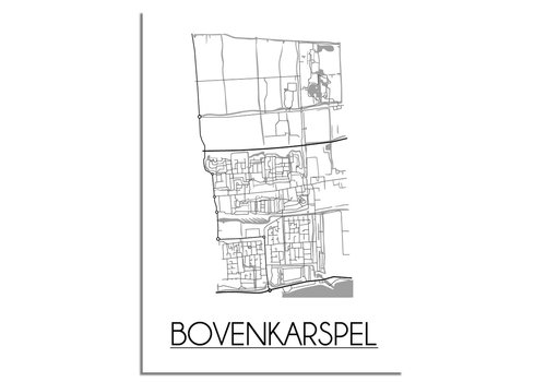 DesignClaud Bovenkarspel Stadtplan-poster