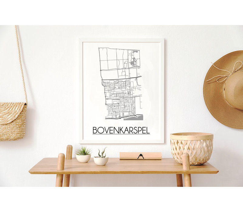 Bovenkarspel Stadtplan-poster