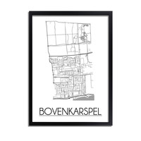 Bovenkarspel Stadtplan-poster