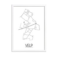 Velp Stadtplan-poster