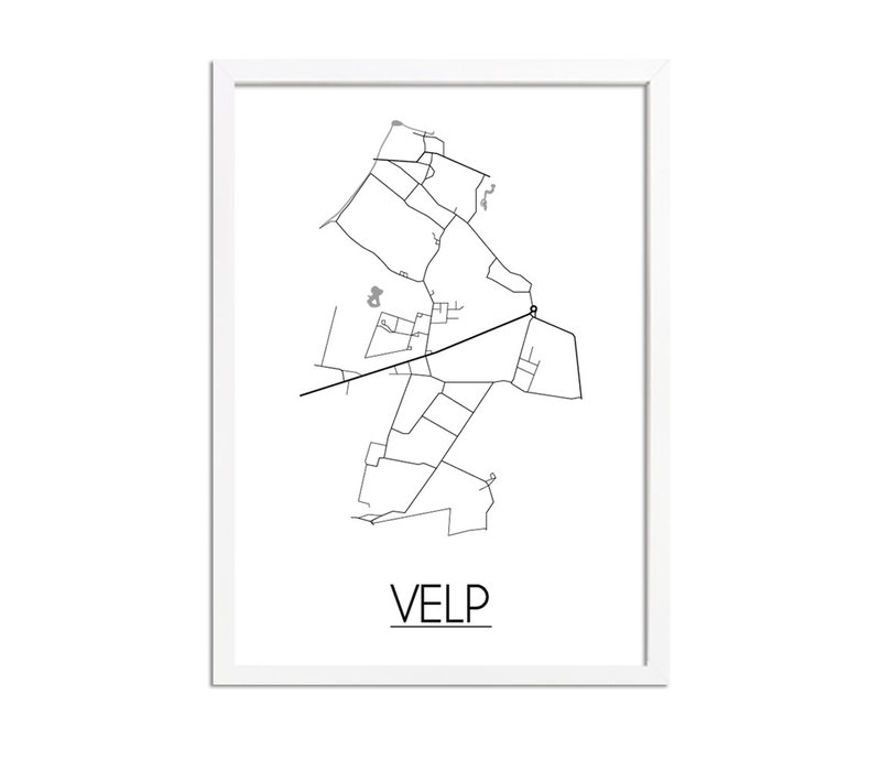 Velp Stadtplan-poster
