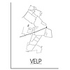 Velp Stadtplan-poster