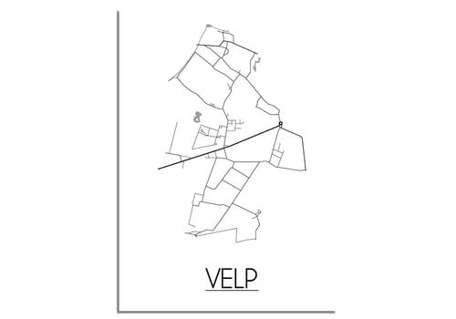 DesignClaud Velp Plattegrond poster