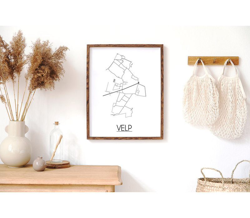 Velp Stadtplan-poster