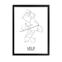 Velp Stadtplan-poster