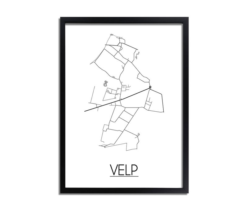 Velp Stadtplan-poster