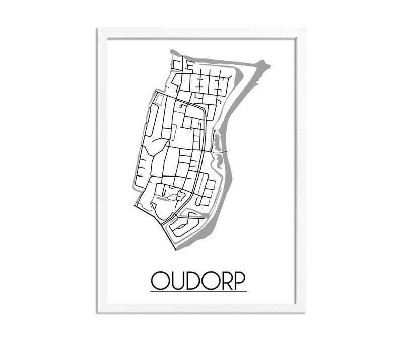 Oudorp Stadtplan-poster