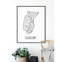 Oudorp Stadtplan-poster