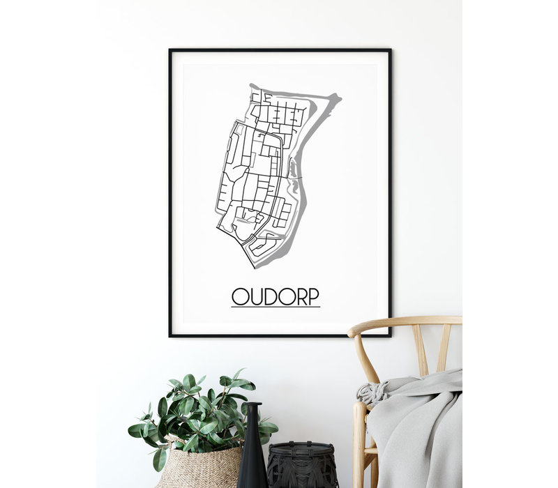 Oudorp Stadtplan-poster