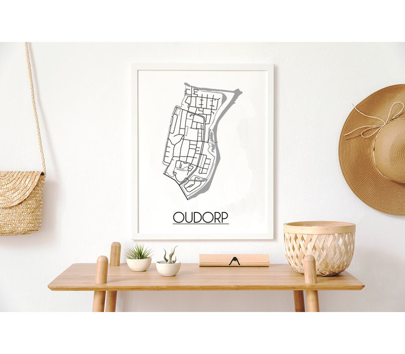 Oudorp Stadtplan-poster
