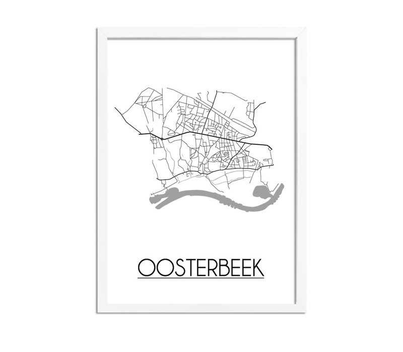 Oosterbeek Stadtplan-poster