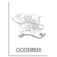 Oosterbeek Stadtplan-poster