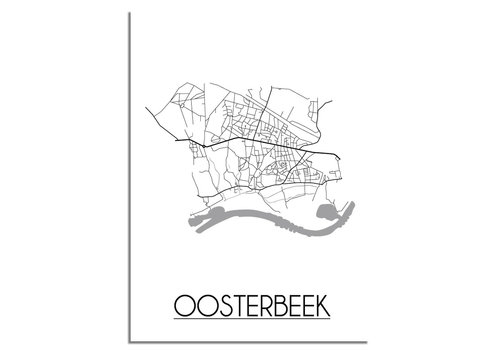 DesignClaud Oosterbeek Stadtplan-poster