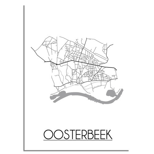 Oosterbeek Plattegrond poster 