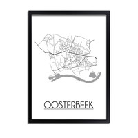 Oosterbeek Stadtplan-poster