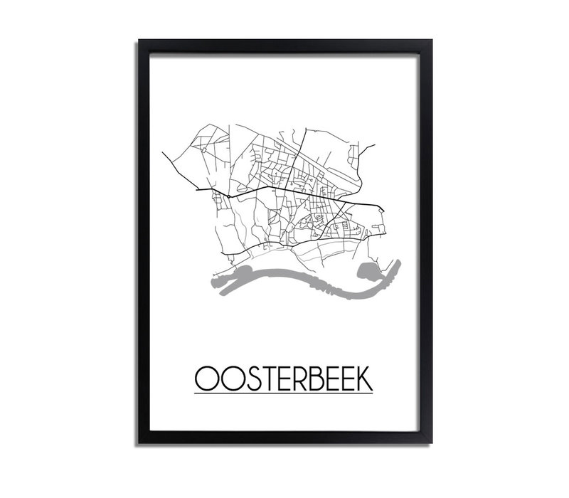 Oosterbeek Stadtplan-poster