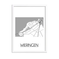 Wieringen Plattegrond poster