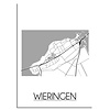 Wieringen Stadtplan-poster