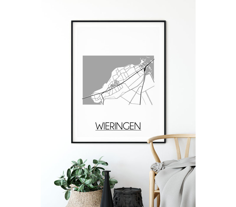 Wieringen Stadtplan-poster