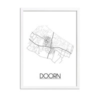 Doorn Stadtplan-poster