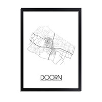 Doorn Stadtplan-poster