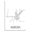 Aldegea Stadtplan-poster