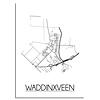 DesignClaud Waddinxveen Stadtplan-poster