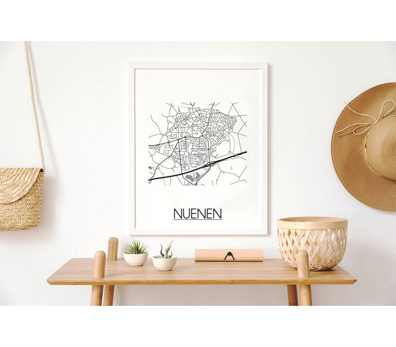 Nuenen Plattegrond poster