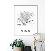 Nuenen Plattegrond poster