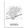 Nuenen Plattegrond poster