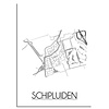 DesignClaud Schipluiden Stadtplan-poster
