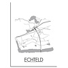 DesignClaud Echteld Stadtplan-poster
