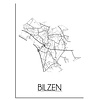 DesignClaud Bilzen Stadtplan-poster