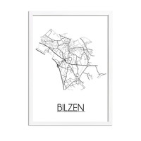 Bilzen Stadtplan-poster