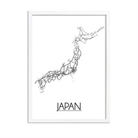 Japan Stadtplan-poster