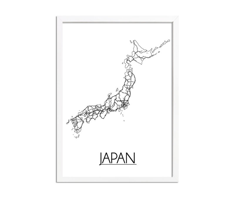 Japan Stadtplan-poster