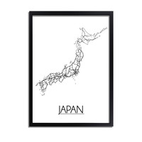 Japan Stadtplan-poster