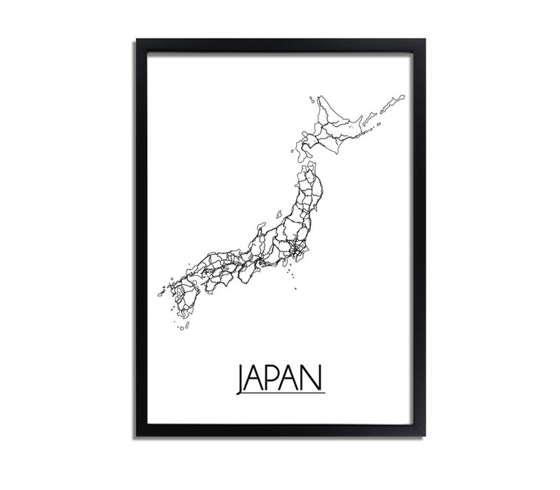 Japan Stadtplan-poster