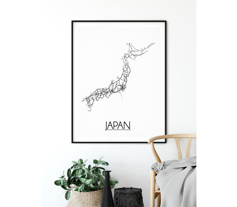 Japan Stadtplan-poster