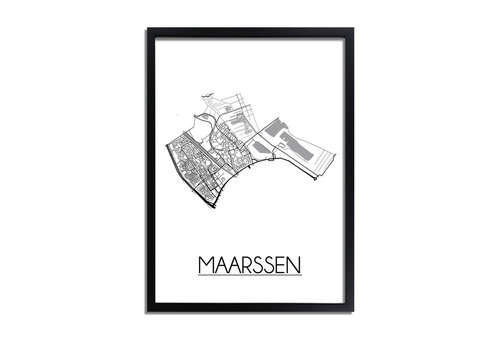 DesignClaud Maarssen Stadtplan-poster