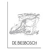 DesignClaud De Biesbosch Plattegrond poster